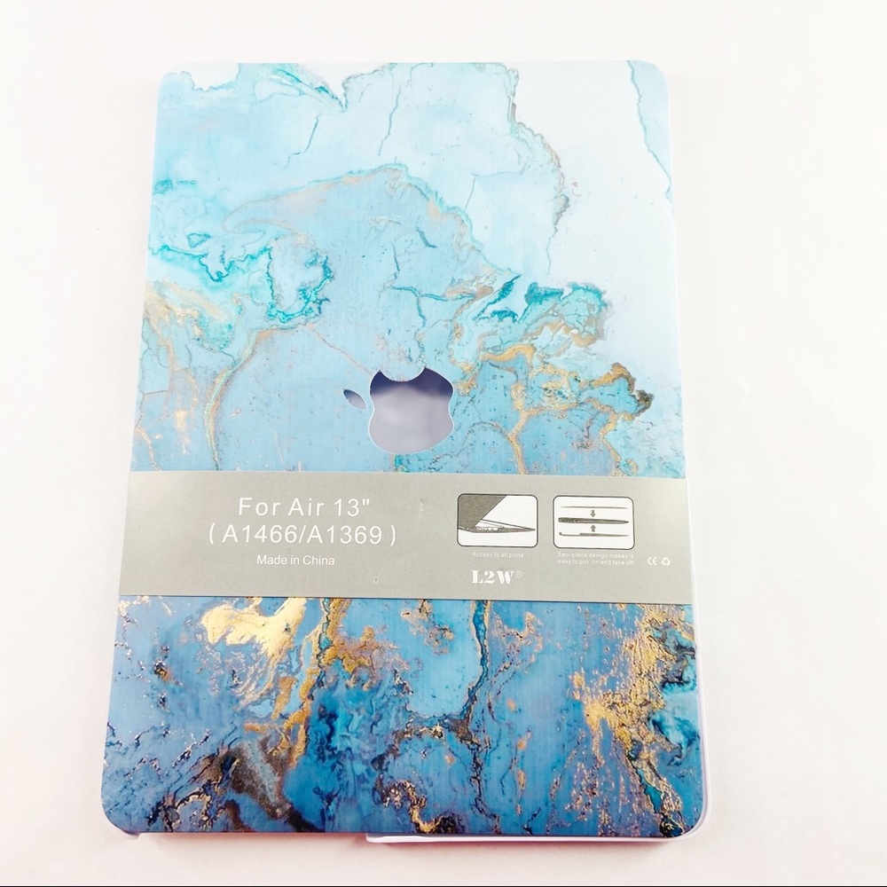 MacBook Air 13” Hard Cover Blue Marble